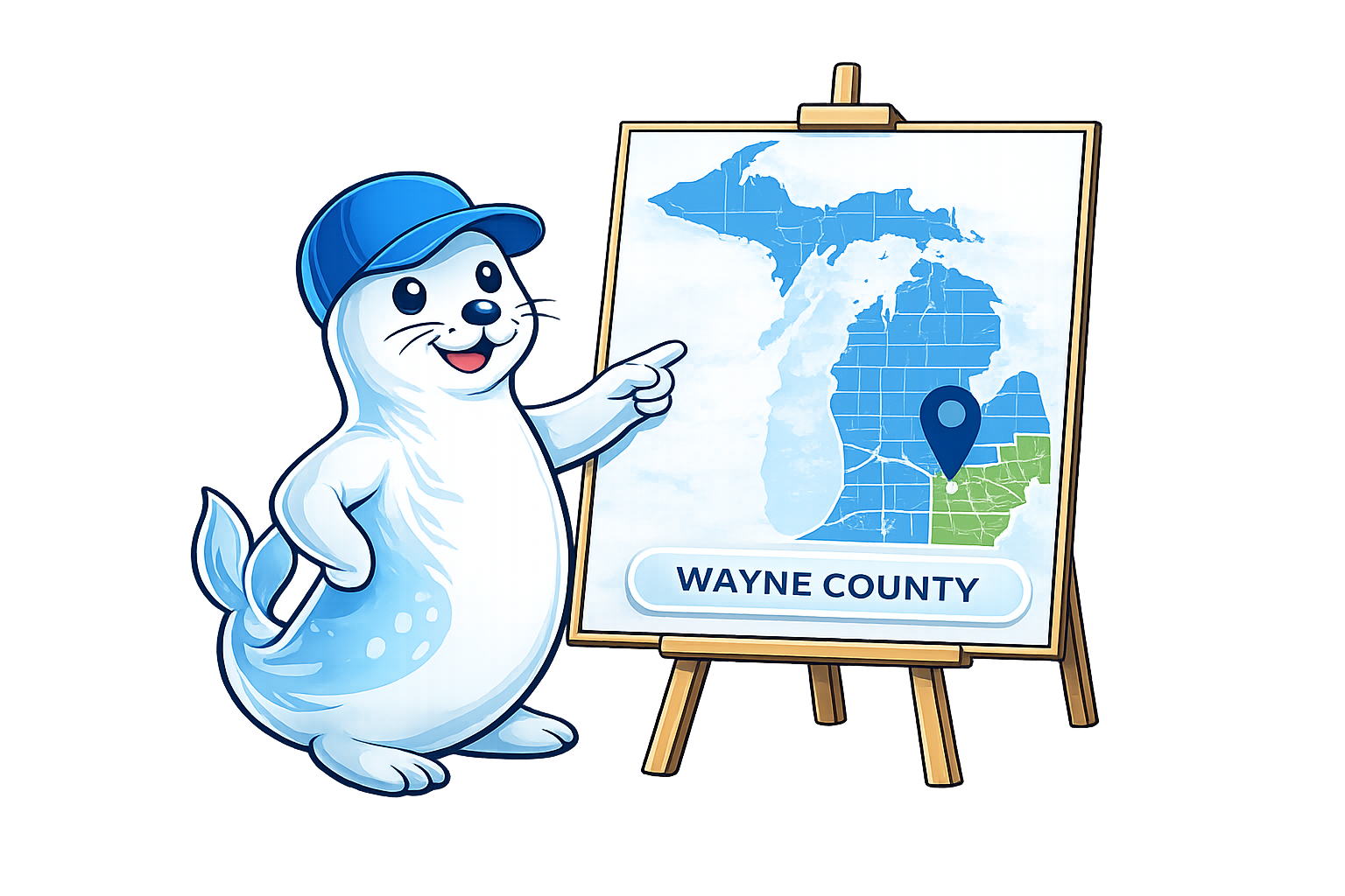 Seals Plumbing service area map